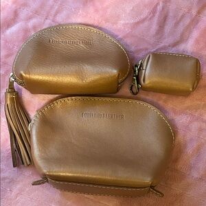 Portland Leather Goods Hava (Havana) Littles Pouch Set